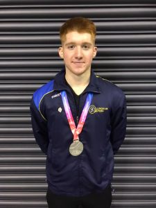 peter buravytskiy with his medal